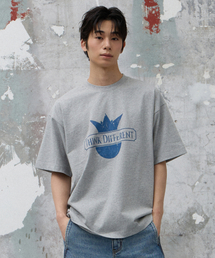 TD トロピカルロゴハーフTシャツ[グレー]
