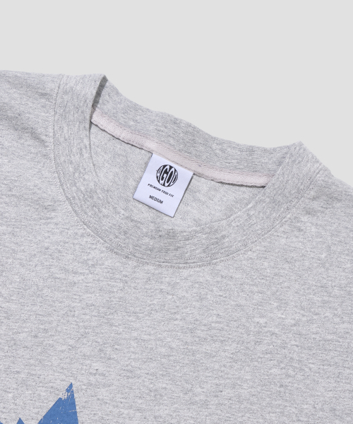 AGOD（エージーオーディー）の「TD トロピカルロゴハーフTシャツ[グレー]（Tシャツ/カットソー・レディース・その他・SMALL/MEDIUM/LARGE）」の6枚目の写真
