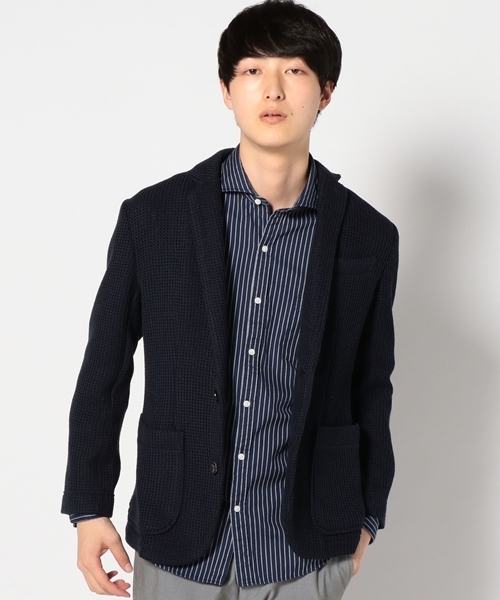 SHIPS（シップス）の「SC: SHIPS(シップス) 16SS ラッセル/コード 2ボタン ジャケット（テーラードジャケット・メンズ・ベージュ/オリーブ/ネイビー/グレー・MEDIUM/X-LARGE/LARGE/SMALL）」の4枚目の写真