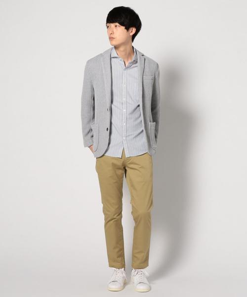 SHIPS（シップス）の「SC: SHIPS(シップス) 16SS ラッセル/コード 2ボタン ジャケット（テーラードジャケット・メンズ・ベージュ/オリーブ/ネイビー/グレー・MEDIUM/X-LARGE/LARGE/SMALL）」の8枚目の写真