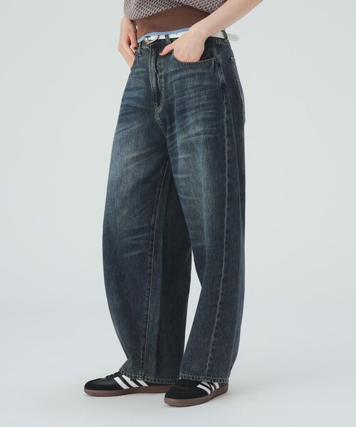 BEAMS HEART(ビームスハート)の「ソフト デニムパンツ(デニムパンツ・レディース・ブラック/ブルー・MEDIUM/SMALL)」の5枚目の写真