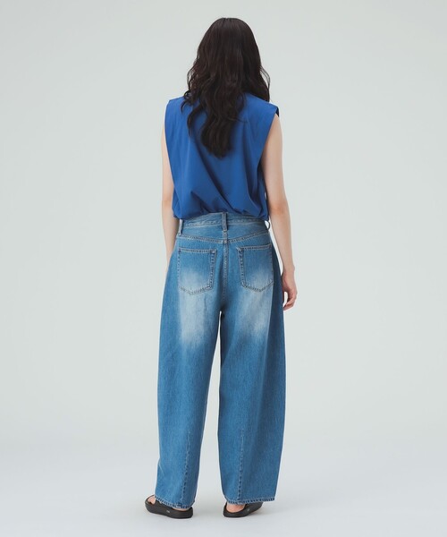 BEAMS HEART(ビームスハート)の「ソフト デニムパンツ(デニムパンツ・レディース・ブラック/ブルー・MEDIUM/SMALL)」の8枚目の写真