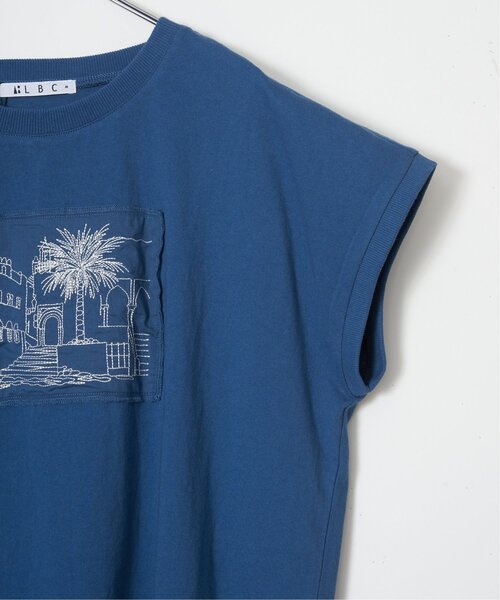LBC(エルビーシー)の「冷感フレンチスリーブ刺繍Tシャツ(Tシャツ/カットソー・レディース・ホワイト/イエロー/チャコール/ブルー・M)」の15枚目の写真