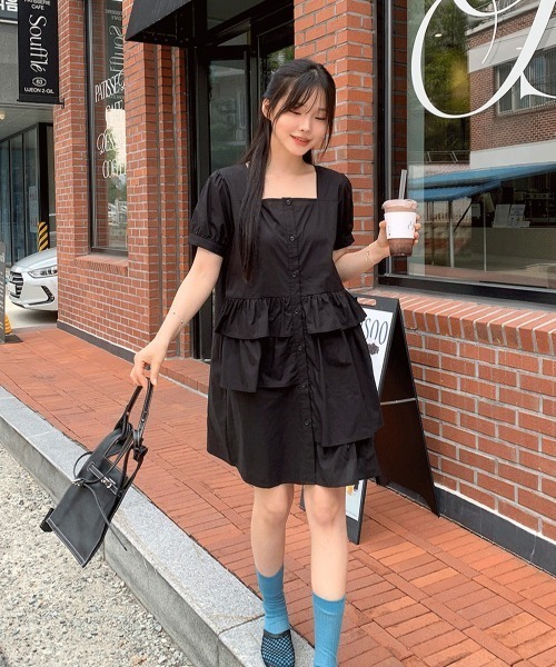 FAVORITO（ファヴォリート）の「シャツワンピース（シャツワンピース・レディース・ホワイト/ブラック・F）」の15枚目の写真