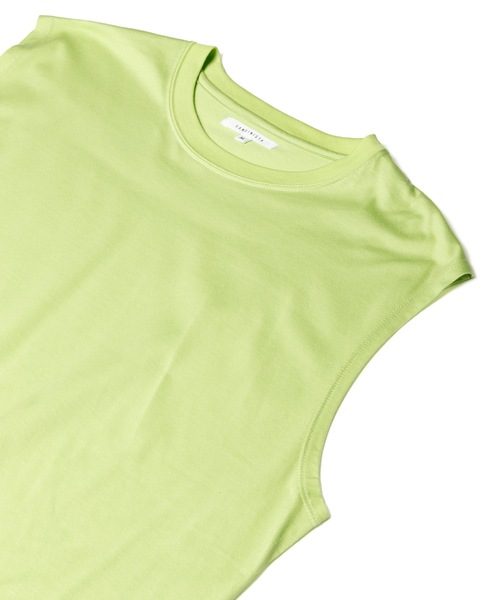 Sandinista(サンディニスタ)の「Cool Training Sleeveless Top / 接触冷感トレーニングスリーブレストップ(Tシャツ/カットソー・メンズ・ブラック/ホワイト/グリーン系その他/チャコール・SMALL/MEDIUM/LARGE)」の19枚目の写真