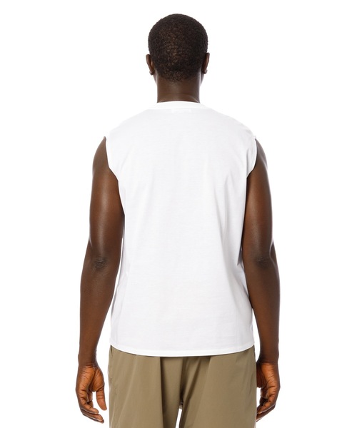 Sandinista(サンディニスタ)の「Cool Training Sleeveless Top / 接触冷感トレーニングスリーブレストップ(Tシャツ/カットソー・メンズ・ブラック/ホワイト/グリーン系その他/チャコール・SMALL/MEDIUM/LARGE)」の17枚目の写真