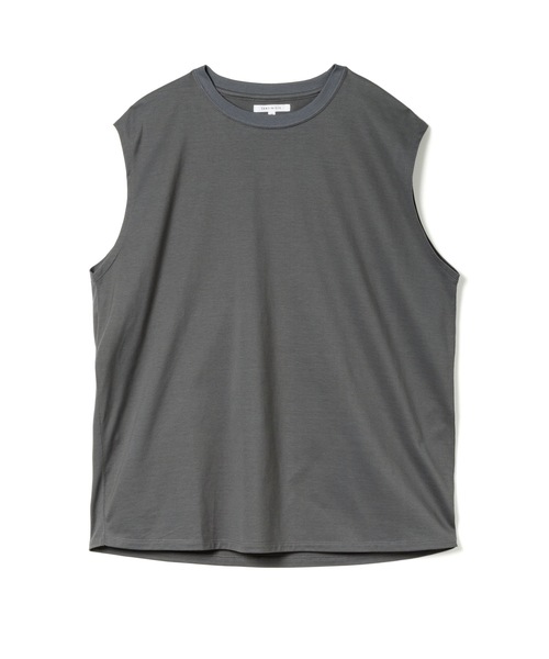 Sandinista(サンディニスタ)の「Cool Training Sleeveless Top / 接触冷感トレーニングスリーブレストップ(Tシャツ/カットソー・メンズ・ブラック/ホワイト/グリーン系その他/チャコール・SMALL/MEDIUM/LARGE)」の22枚目の写真