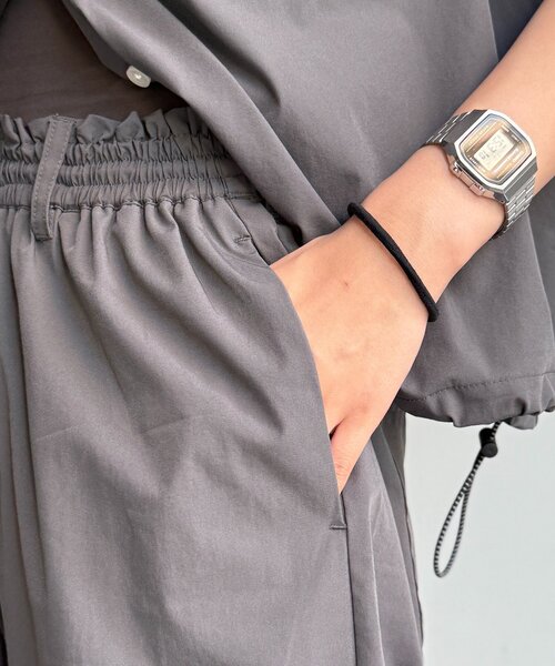 CPCM(シーピーシーエム)の「【3点セット】ストレッチナイロンパッカブルセットアップ(セットアップ・レディース・ブラック/ベージュ/チャコールグレー・FREE)」の19枚目の写真