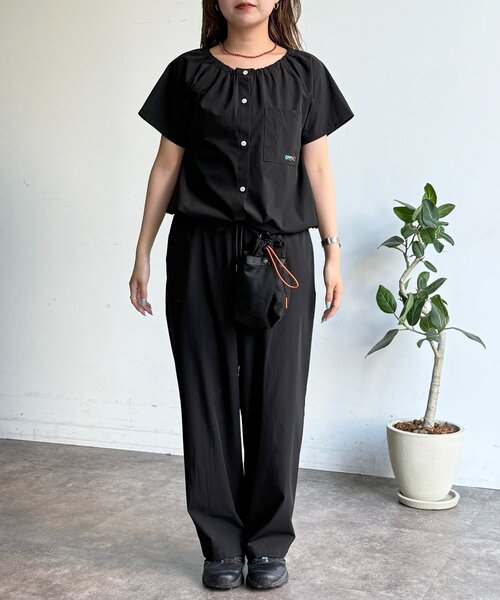 CPCM(シーピーシーエム)の「【3点セット】ストレッチナイロンパッカブルセットアップ(セットアップ・レディース・ブラック/ベージュ/チャコールグレー・FREE)」の14枚目の写真
