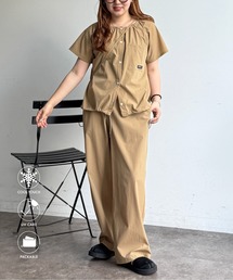 【3点セット】ストレッチナイロンパッカブルセットアップ