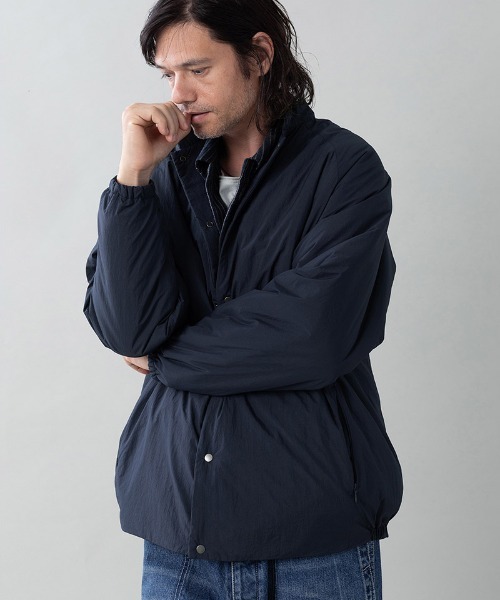 EGO TRIPPING(エゴトリッピング)の「mj11638-VEIL-BLOUSON スタンドブルゾン(616711)(ブルゾン・メンズ・ネイビー/パープル/ブラック/オリーブ・48/46)」の4枚目の写真