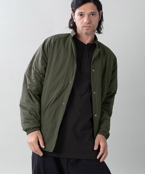 EGO TRIPPING(エゴトリッピング)の「mj11638-VEIL-BLOUSON スタンドブルゾン(616711)(ブルゾン・メンズ・ネイビー/パープル/ブラック/オリーブ・48/46)」の3枚目の写真