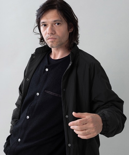 EGO TRIPPING(エゴトリッピング)の「mj11638-VEIL-BLOUSON スタンドブルゾン(616711)(ブルゾン・メンズ・ネイビー/パープル/ブラック/オリーブ・48/46)」の2枚目の写真