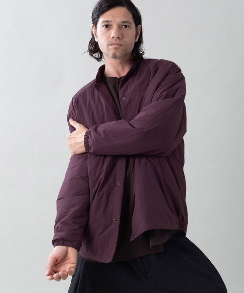 EGO TRIPPING(エゴトリッピング)の「mj11638-VEIL-BLOUSON スタンドブルゾン(616711)(ブルゾン・メンズ・ネイビー/パープル/ブラック/オリーブ・48/46)」の5枚目の写真