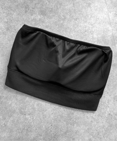 LVEU.(ラブユ.)の「【LVEU.】バックデザインカップベアトップ / トップス ベアトップ チューブトップ インナー カップ付き ブラトップ(チューブトップ・レディース・ブラック・FREE)」の12枚目の写真