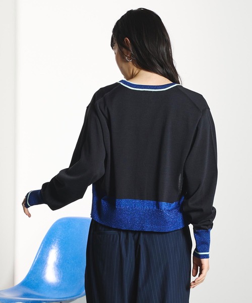 ROSE BUD(ローズバッド)の「COLOR CARDIGAN(ニット/セーター・レディース・レッド/ブラック/ライトイエロー・ONE SIZE)」の6枚目の写真