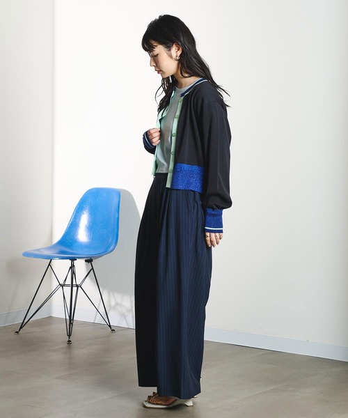 ROSE BUD(ローズバッド)の「COLOR CARDIGAN(ニット/セーター・レディース・レッド/ブラック/ライトイエロー・ONE SIZE)」の8枚目の写真