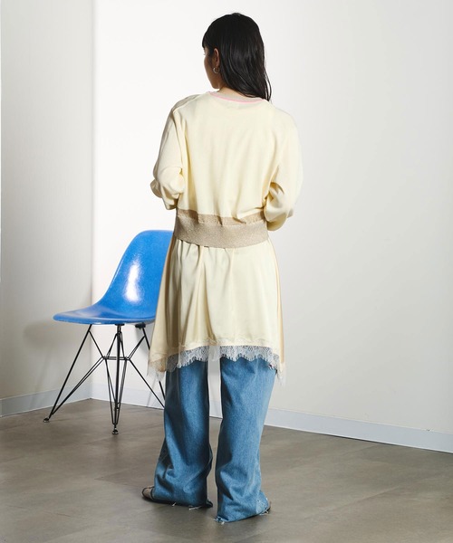 ROSE BUD(ローズバッド)の「COLOR CARDIGAN(ニット/セーター・レディース・レッド/ブラック/ライトイエロー・ONE SIZE)」の22枚目の写真