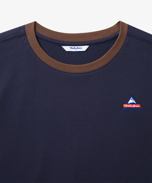 HOLUBAR（ホルバー）の「Rib Neck Graphic T-Shirt Navy（Tシャツ/カットソー・メンズ・その他・MEDIUM/LARGE/X-LARGE）」の3枚目の写真
