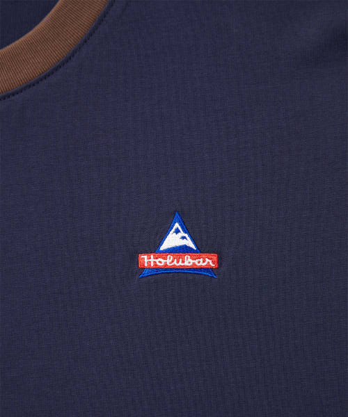 HOLUBAR（ホルバー）の「Rib Neck Graphic T-Shirt Navy（Tシャツ/カットソー・メンズ・その他・MEDIUM/LARGE/X-LARGE）」の4枚目の写真