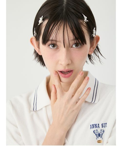 LILY BROWN（リリーブラウン）の「【LILY BROWN×ANNA SUI】バタフライ＆ローズヘアクリップセット（その他ヘアアクセサリー・レディース・シルバー/ゴールド・F）」の2枚目の写真