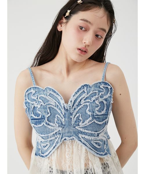 LILY BROWN（リリーブラウン）の「【LILY BROWN×ANNA SUI】バタフライ＆ローズヘアクリップセット（その他ヘアアクセサリー・レディース・シルバー/ゴールド・F）」の18枚目の写真
