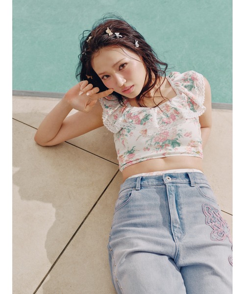 LILY BROWN（リリーブラウン）の「【LILY BROWN×ANNA SUI】バタフライ＆ローズヘアクリップセット（その他ヘアアクセサリー・レディース・シルバー/ゴールド・F）」の3枚目の写真
