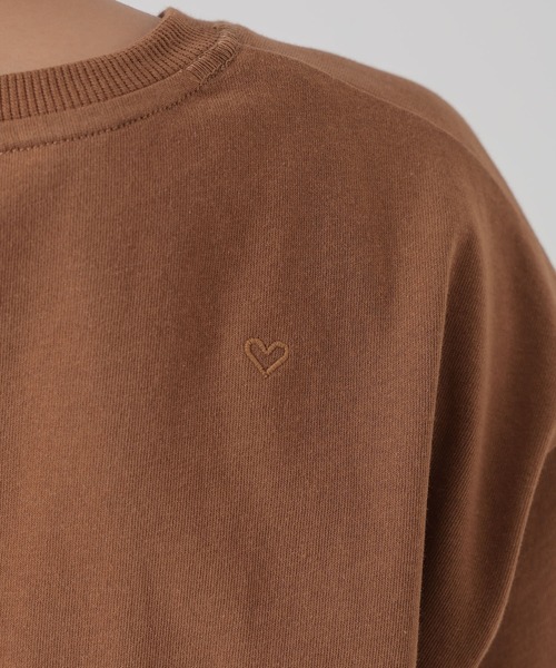 HEART MARKET(ハートマーケット)の「ワイドなTEE(Tシャツ/カットソー・レディース・ダークブラウン/ブラック/チャコール/グレイッシュベージュ/モカ/ホワイト/キャメル・SMALL/MEDIUM/LARGE)」の15枚目の写真
