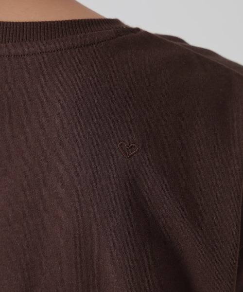 HEART MARKET(ハートマーケット)の「ワイドなTEE(Tシャツ/カットソー・レディース・ダークブラウン/ブラック/チャコール/グレイッシュベージュ/モカ/ホワイト/キャメル・SMALL/MEDIUM/LARGE)」の12枚目の写真