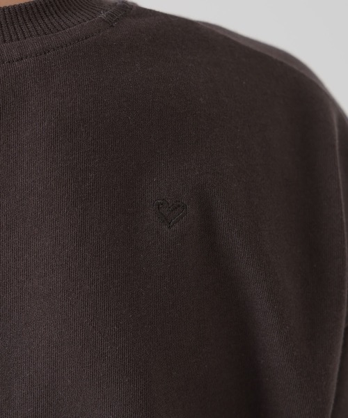 HEART MARKET(ハートマーケット)の「ワイドなTEE(Tシャツ/カットソー・レディース・ダークブラウン/ブラック/チャコール/グレイッシュベージュ/モカ/ホワイト/キャメル・SMALL/MEDIUM/LARGE)」の11枚目の写真