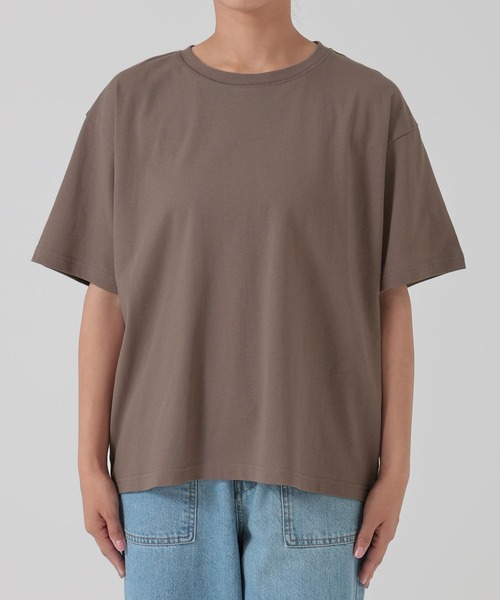 HEART MARKET(ハートマーケット)の「ワイドなTEE(Tシャツ/カットソー・レディース・ダークブラウン/ブラック/チャコール/グレイッシュベージュ/モカ/ホワイト/キャメル・SMALL/MEDIUM/LARGE)」の20枚目の写真