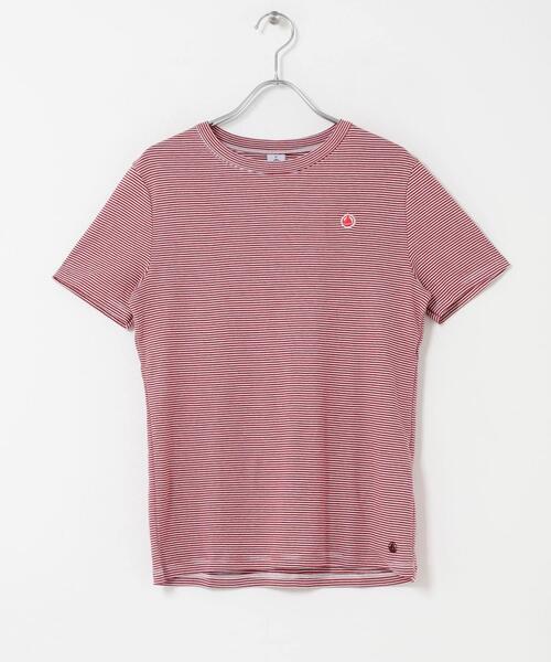 PETIT BATEAU(プチバトー)の「『別注』PETIT BATEAU×DOORS EMBROIDERYT-SHIRTS ST2(Tシャツ/カットソー・レディース・レッド系その他・X-SMALL/MEDIUM/SMALL)」の4枚目の写真