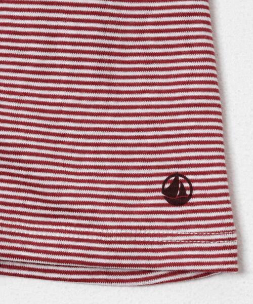 PETIT BATEAU(プチバトー)の「『別注』PETIT BATEAU×DOORS EMBROIDERYT-SHIRTS ST2(Tシャツ/カットソー・レディース・レッド系その他・X-SMALL/MEDIUM/SMALL)」の7枚目の写真