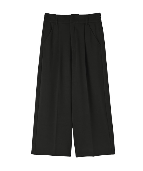 STYLE DELI（スタイルデリ）の「半端丈ラクちんポンチタックパンツ（その他パンツ・レディース・ブラック/ネイビー・02/01）」の12枚目の写真
