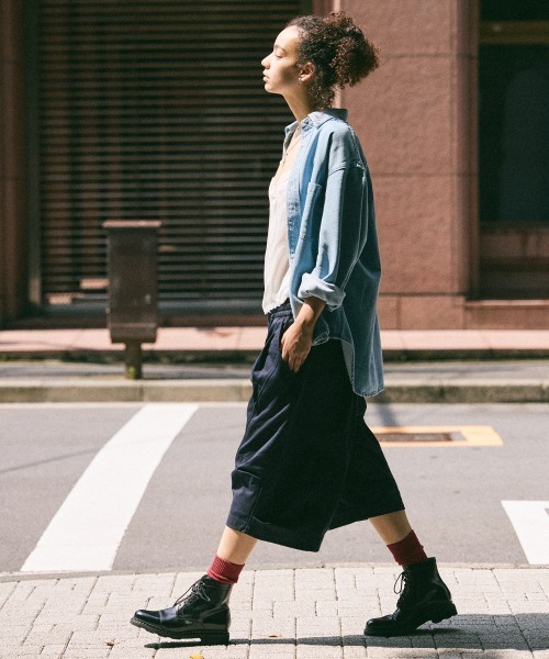 rehacer(レアセル)の「rehacer : Denim Daily Loose Shirt / デニム デイリー ルーズ シャツ(シャツ/ブラウス・メンズ・ライトインディゴブルー・MEDIUM/LARGE/X-LARGE/SMALL)」の15枚目の写真