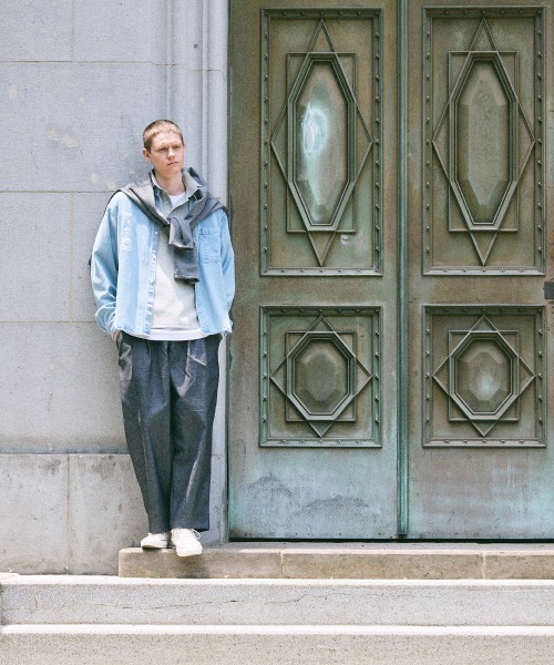 rehacer(レアセル)の「rehacer : Denim Daily Loose Shirt / デニム デイリー ルーズ シャツ(シャツ/ブラウス・メンズ・ライトインディゴブルー・MEDIUM/LARGE/X-LARGE/SMALL)」の13枚目の写真