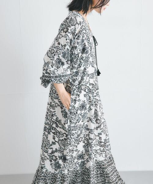 sara mallika　PAISLEY FLOWER PRINT DRESS sara mallika PAISLEY FLOWER PRINT DRESS（ワンピース）｜URBAN