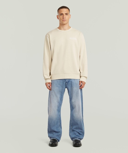 G-STAR(ジースター)の「BEND 3D LOOSE JEANS/ヴィンテージライク立体裁断ワイドテーパードカーブジーンズ(デニムパンツ・メンズ・ライトインディゴブルー・33/30/32/30/31/30/30/30/29/30/28/30/34/30)」の3枚目の写真