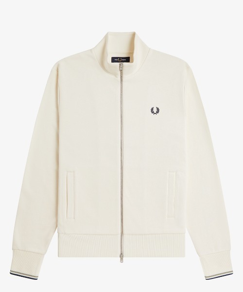 FRED PERRY（フレッドペリー）の「Zip Through Sweatshirt／ジップスルースウェット（スウェット・メンズ・ブラック/グレー/ベージュ・S/M/L）」の22枚目の写真