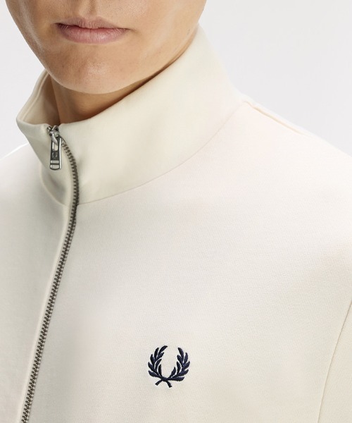 FRED PERRY（フレッドペリー）の「Zip Through Sweatshirt／ジップスルースウェット（スウェット・メンズ・ブラック/グレー/ベージュ・S/M/L）」の20枚目の写真