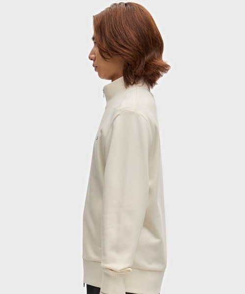 FRED PERRY（フレッドペリー）の「Zip Through Sweatshirt／ジップスルースウェット（スウェット・メンズ・ブラック/グレー/ベージュ・S/M/L）」の17枚目の写真