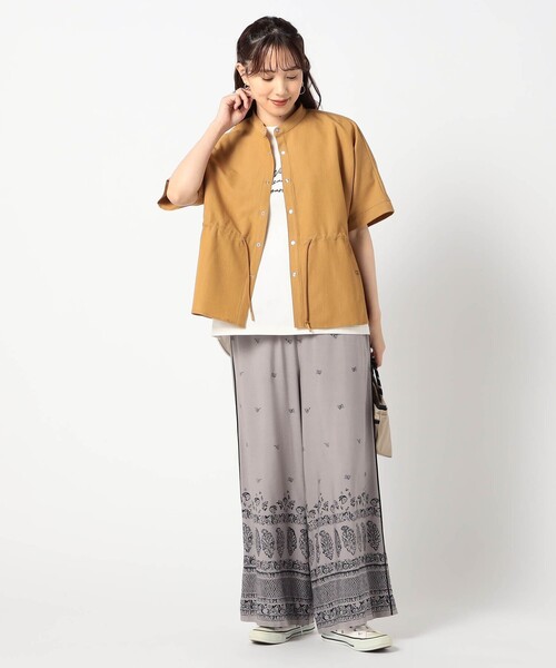 Grand PARK(グランドパーク)の「サイドライン柄イージーパンツ(その他パンツ・レディース・ブラウン/ブラック/グレー/ネイビー・FREE)」の7枚目の写真