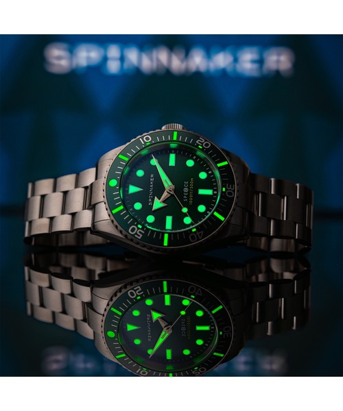 SPINNAKER(スピニカー)の「SPINNAKER/スピニカー Spence 300 腕時計 SPN-SP509788N メンズ(アナログ腕時計・メンズ・グリーン・FREE)」の5枚目の写真