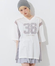 ANAP | レースナンバリングゲームシャツ(Tシャツ/カットソー)