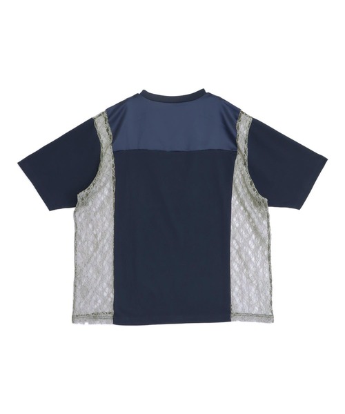ANAP(アナップ)の「レースナンバリングゲームシャツ(Tシャツ/カットソー・レディース・ネイビー/オフホワイト・F)」の15枚目の写真