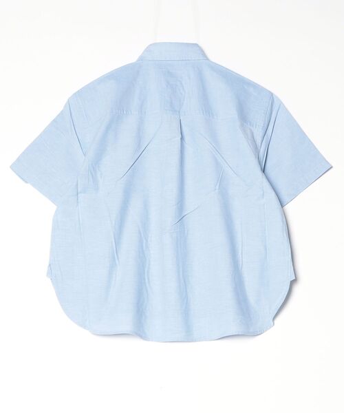 POLO RALPH LAUREN(ポロ ラルフ ローレン)の「コットン オックスフォード ショートスリーブ シャツ(シャツ/ブラウス・レディース・ブルー・S/M/L/XS)」の2枚目の写真