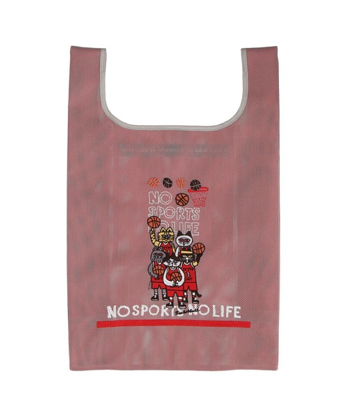 NO SPORTS NO LIFE(ノースポーツノーライフ)の「【NO SPORTS NO LIFE】メッシュバッグ(トートバッグ・レディース・スカイブルー/イエロー/グレー/ブラウン/サックスブルー/ネイビー/ライトグリーン/グリーン・FREE)」の2枚目の写真