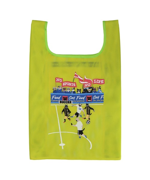 NO SPORTS NO LIFE(ノースポーツノーライフ)の「【NO SPORTS NO LIFE】メッシュバッグ(トートバッグ・レディース・スカイブルー/イエロー/グレー/ブラウン/サックスブルー/ネイビー/ライトグリーン/グリーン・FREE)」の1枚目の写真