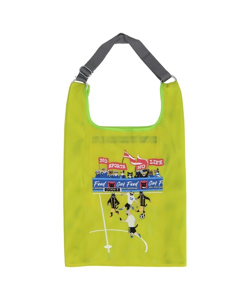 NO SPORTS NO LIFE(ノースポーツノーライフ)の「【NO SPORTS NO LIFE】メッシュバッグ(トートバッグ・レディース・スカイブルー/イエロー/グレー/ブラウン/サックスブルー/ネイビー/ライトグリーン/グリーン・FREE)」の9枚目の写真