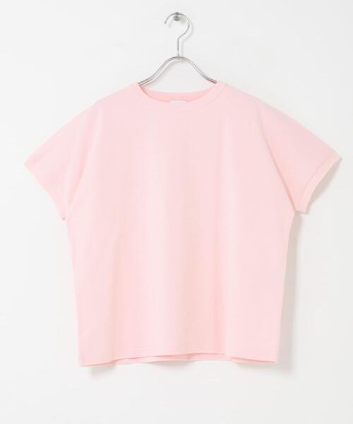 URBAN RESEARCH DOORS(アーバンリサーチドアーズ)の「『UR TECH ひやサラクール』バックポイントタックプルオーバー(Tシャツ/カットソー・レディース・ネイビー/オフホワイト/ピンク/ブラウン・FREE)」の5枚目の写真